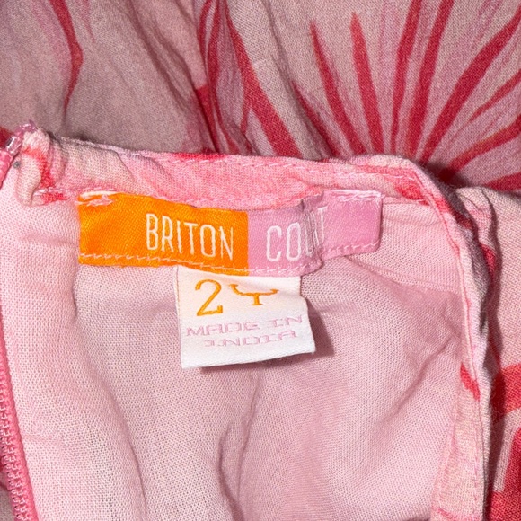 Briton Court Ombré Pink Floral Dress, Size 2 Years - Picture 3 of 5